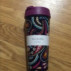 Vera Bradley Painted Paisley Travel Mug